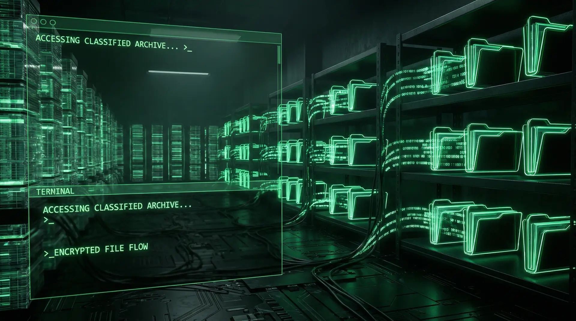 暗网吃瓜 加密档案存储系统